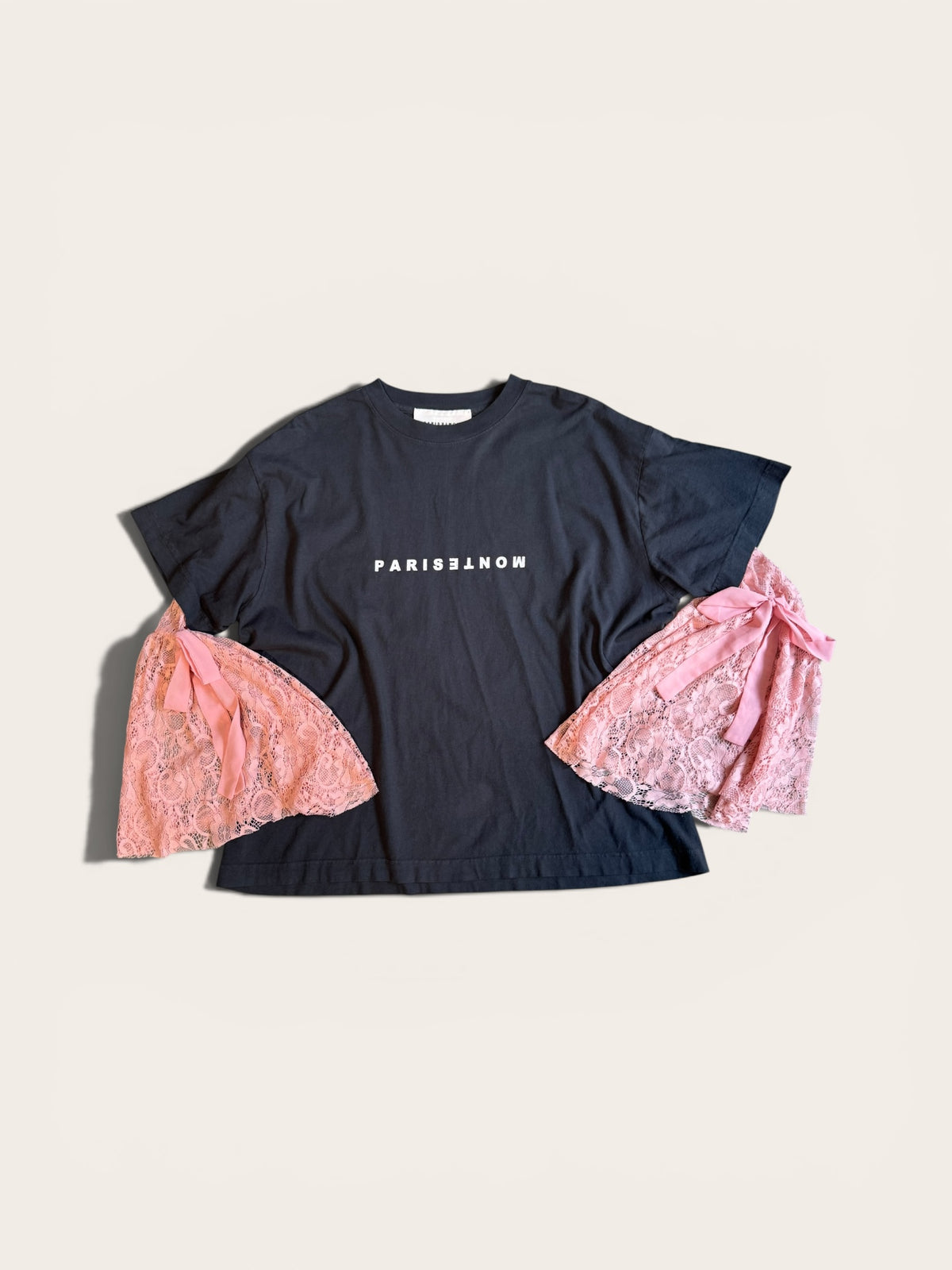 Reworked Tee in Baby Pink image 0